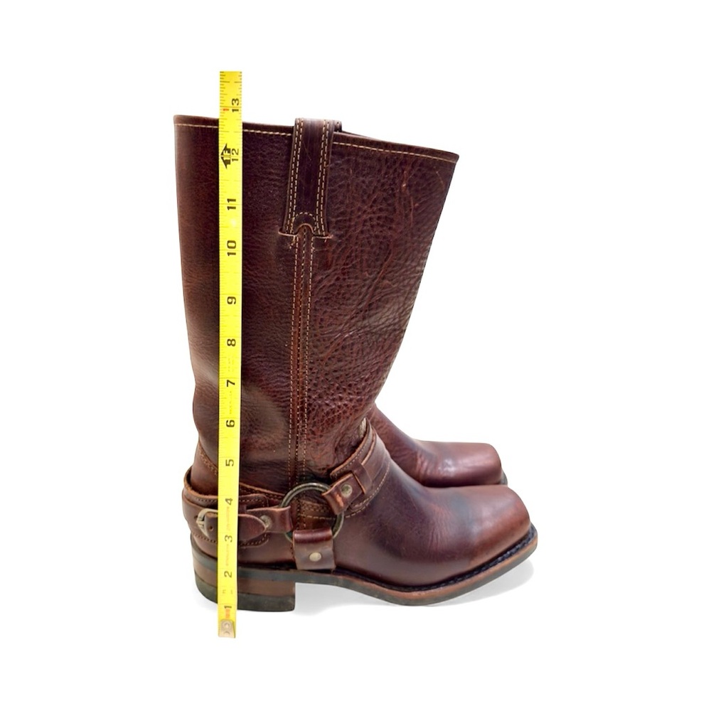 Frye Brown Leather Heeled Boots - Picture 3 of 10